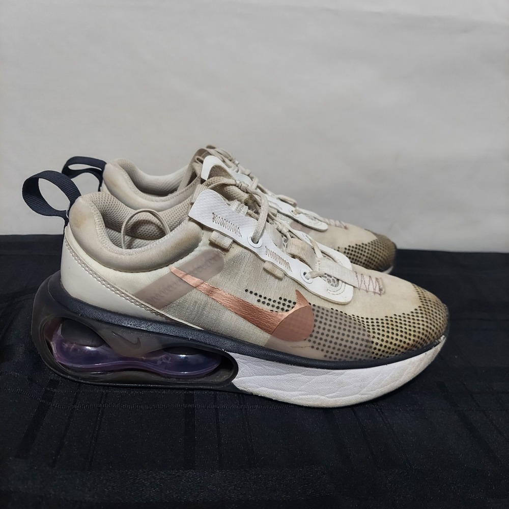 Nike Air Max 2021 GS Sneaker DA3199-103‎ White Metallic Bronze Sz 3.5Y/Women's 5